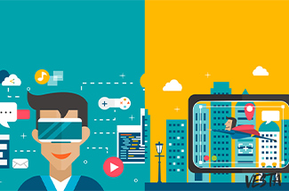 مقایسه واقعیت مجازی و واقعیت افزوده تفاوت واقعیت مجازی و واقعیت افزوده